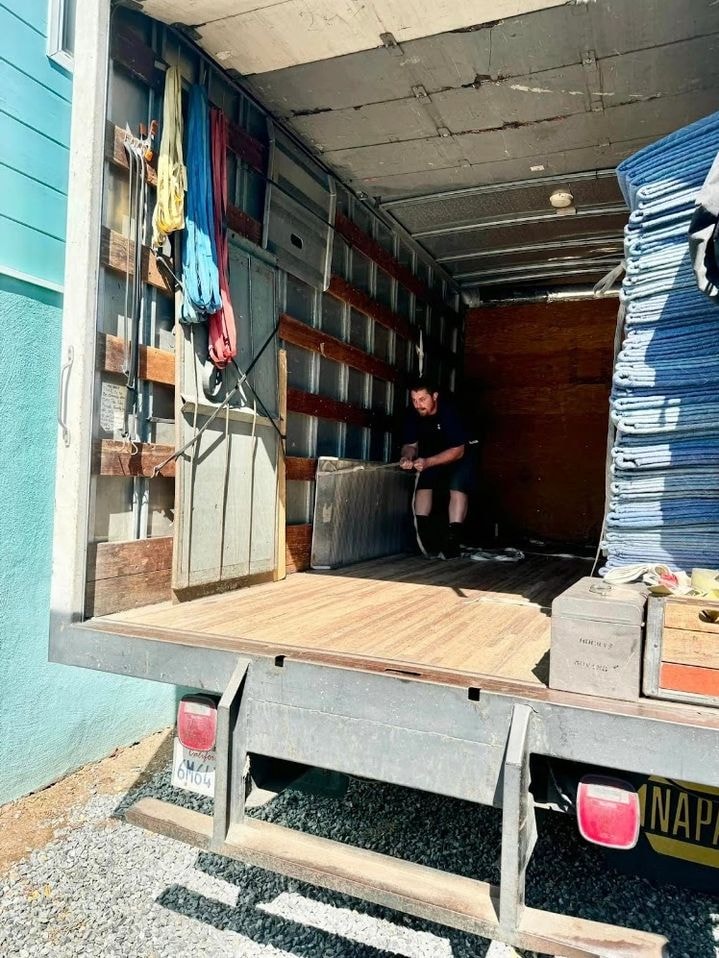Rocky's Moving crew loading the truck
